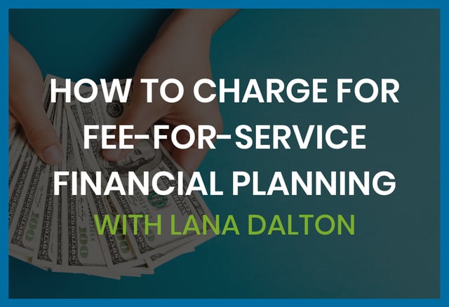 how-to-charge-fee-for-service-financial-planning