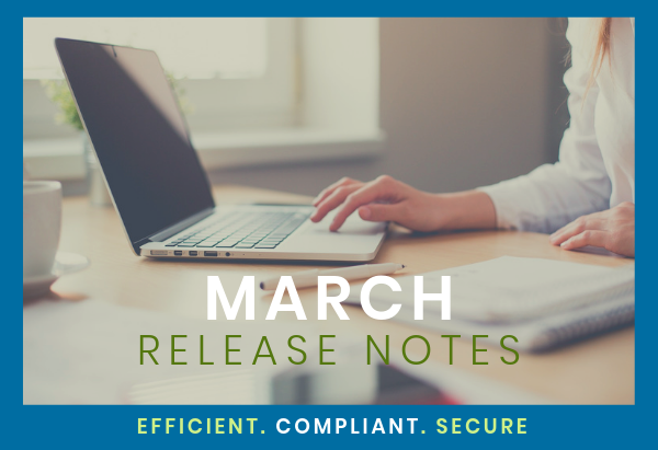 Release Notes Email Hero March